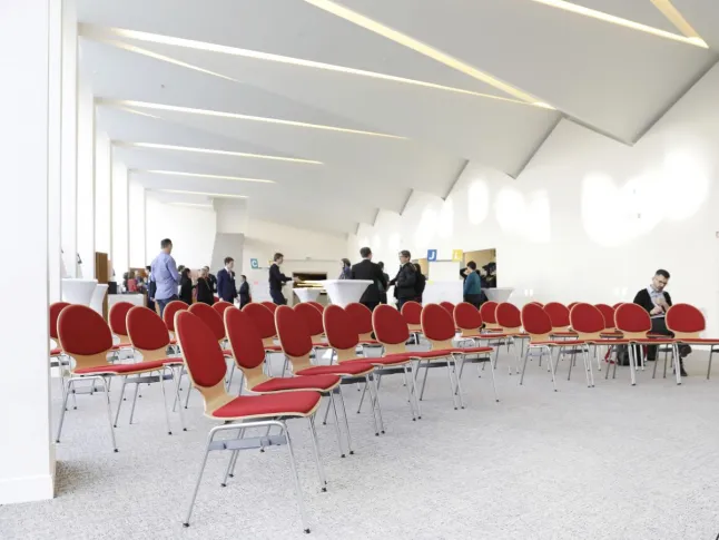 Evénement dans le Foyer Soulages de Radio France