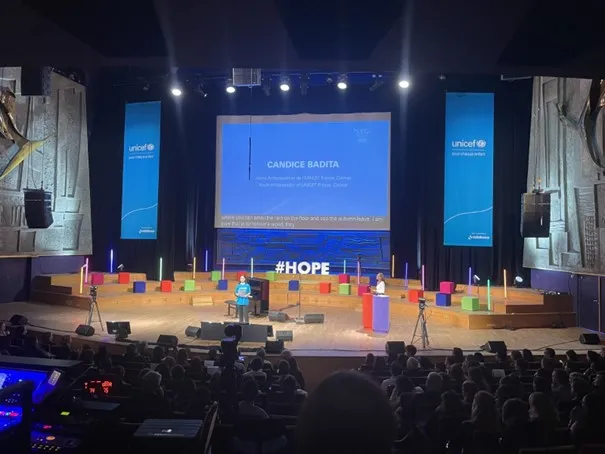 Conférence dans le cadre de "Hope by Unicef"