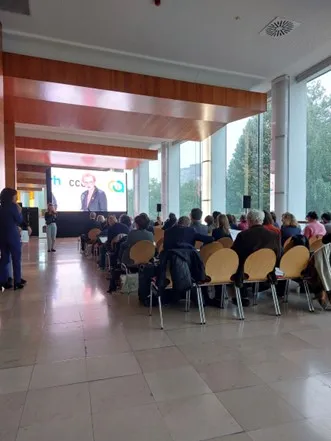Conférence de l'OCIRP dans la Galerie Seine de Radio France
