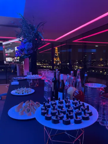Buffet de la soirée Samsung Members