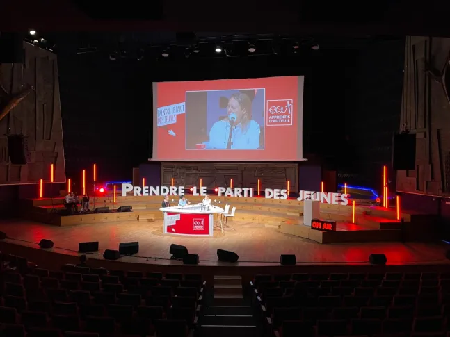 Evénement des Apprentis d'Auteuil au Studio 104 de Radio France