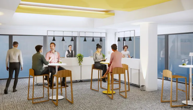 Prévisualisation 3D d'un cocktail dans la Salle panoramique de Radio France
