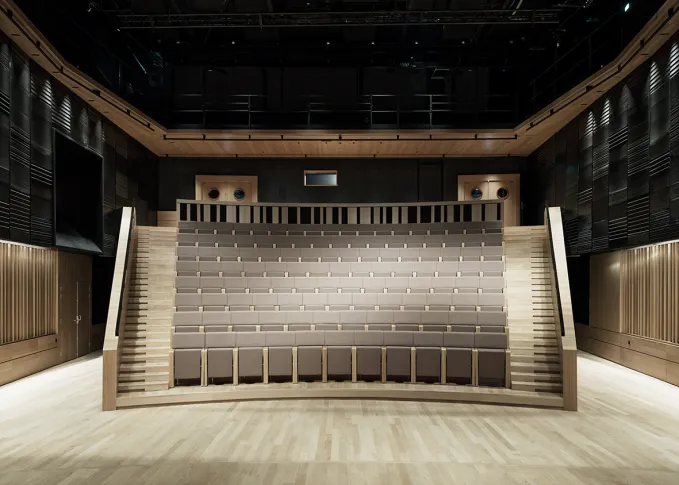 Photographie gradins du Studio 106