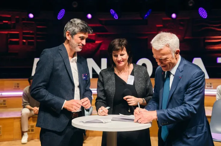 Scène du Studio 104 de Radio France - Grande Soirée du Mentorat