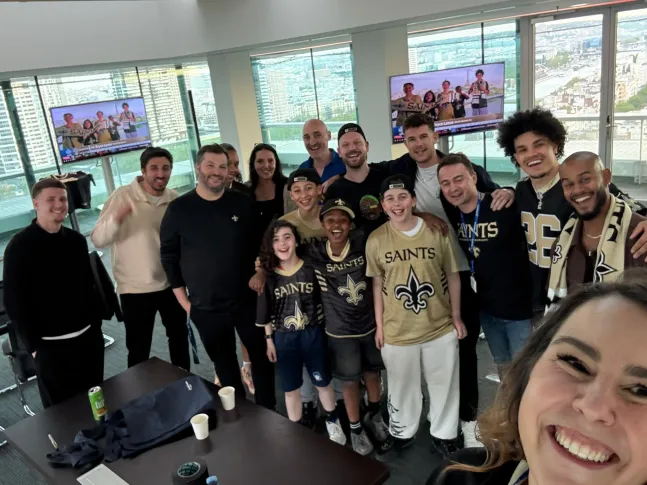 Accueil en Salle panoramique - retransmission New Orleans Saints