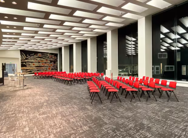Conference configuration in Radio France's Foyer Manessier