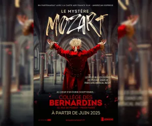 Affiche du spectacle "Le Mystère Mozart"