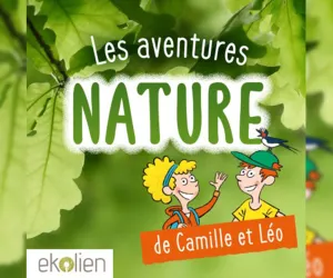 Visuel du podcast "Les aventures nature de Camille et Léo"