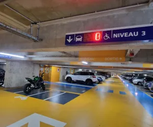 Photo du parking de Radio France