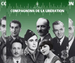 Visuel du podcast des Compagnons de la Libération