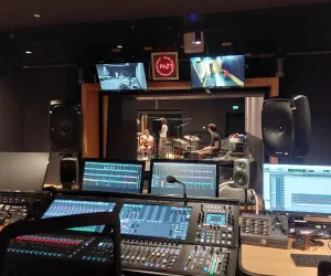 Régie du Studio pendant l'enregistrement des lauréats du FAIR 2025