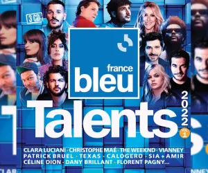 Pochette de la compil Talents de France Bleu