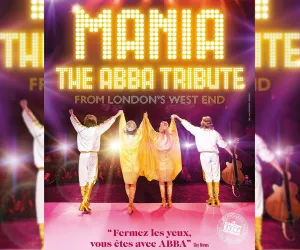 Affiche du spectacle Mania The Abba Tribute