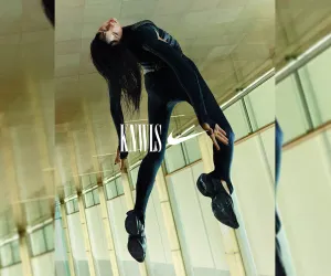 Publicité Nike dans la Galerie Seine de Radio France