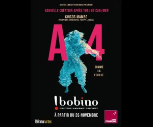 Affiche spectacle A4 comme le feuille