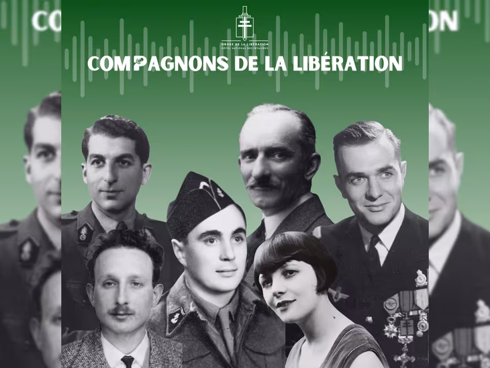 Visuel du podcast des Compagnons de la Libération
