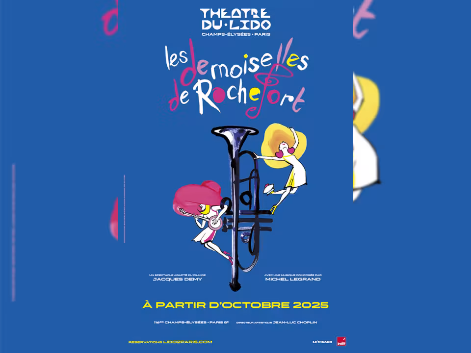Affiche du spectacle des Demoiselles de Rochefort