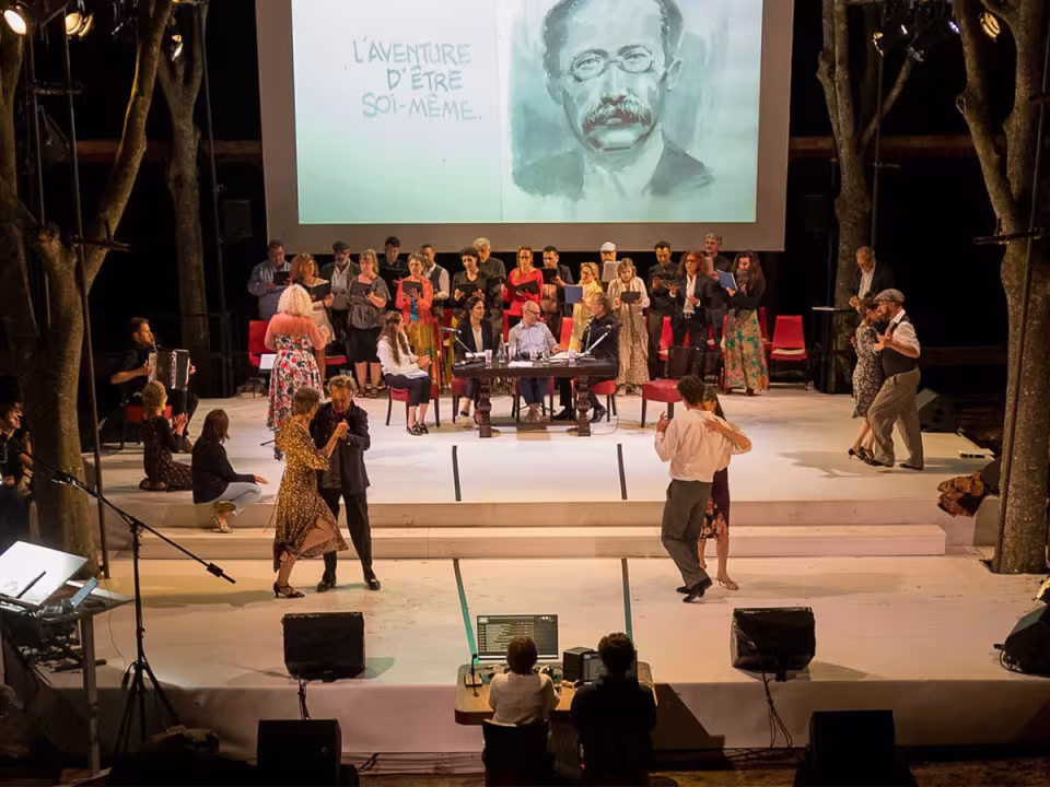 Photo du spectacle "Léon Blum, une vie héroïque"