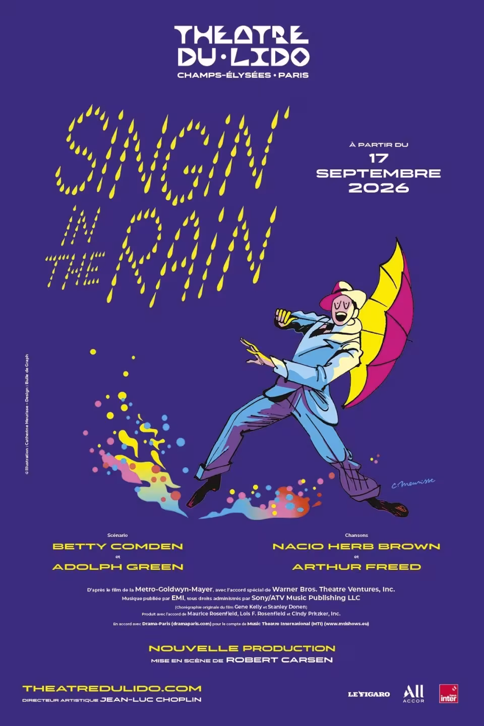 Affiche spectacle Singin in the Rain