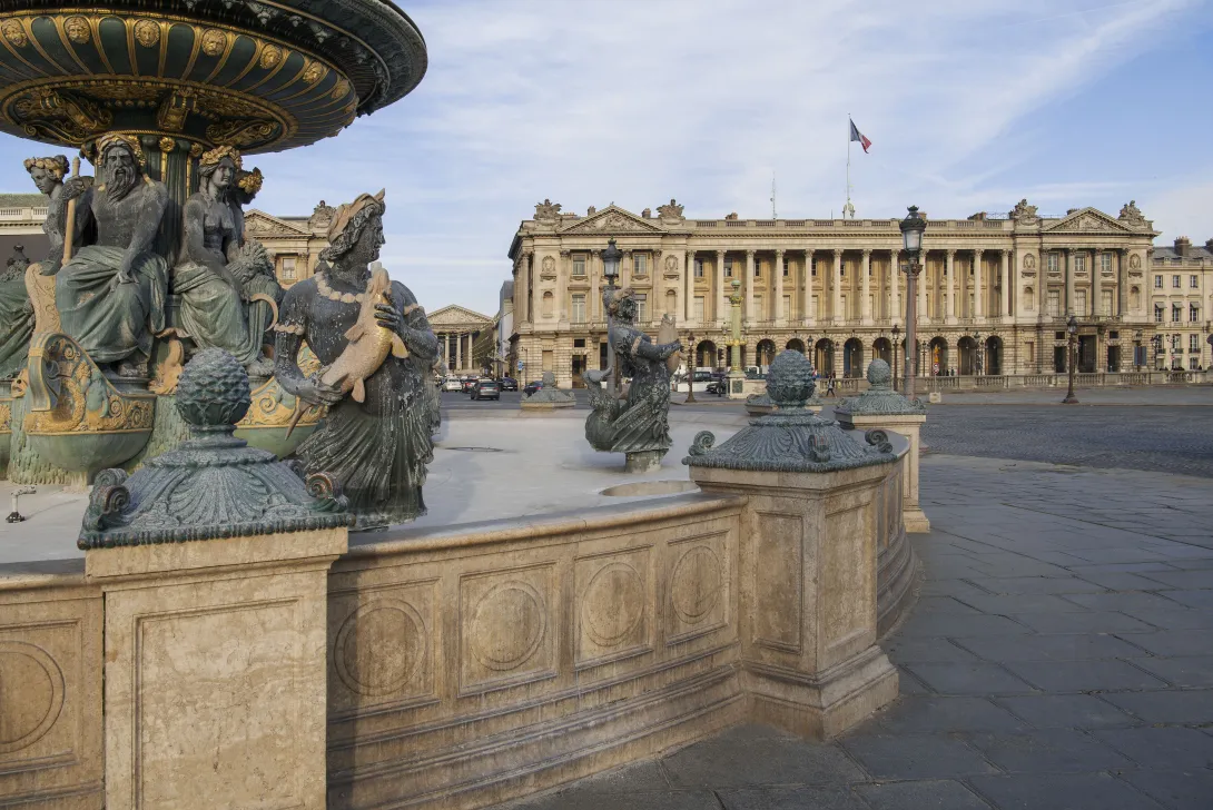 Fontaine de la place de la Concorde à Paris