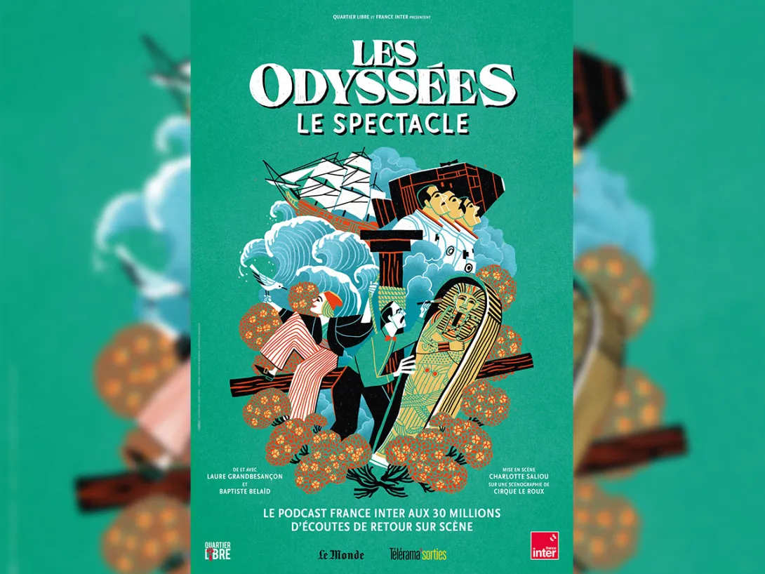 Affiche du spectacle des Odyssées