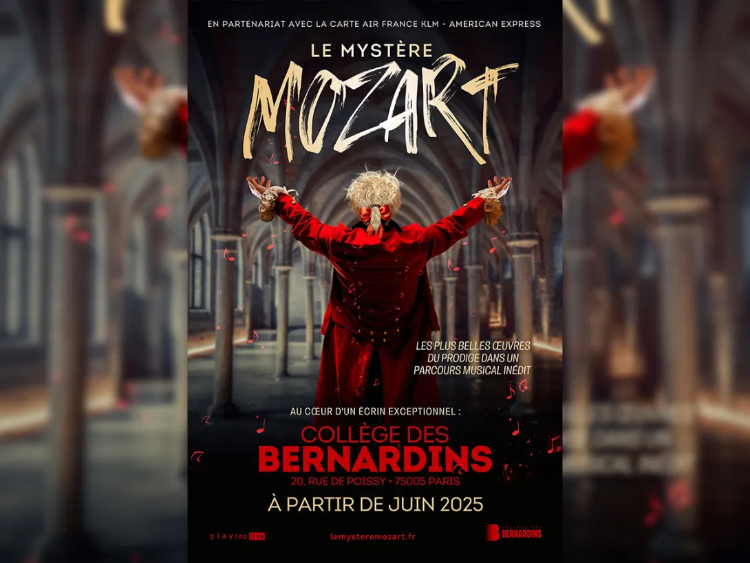 Affiche du spectacle "Le Mystère Mozart"