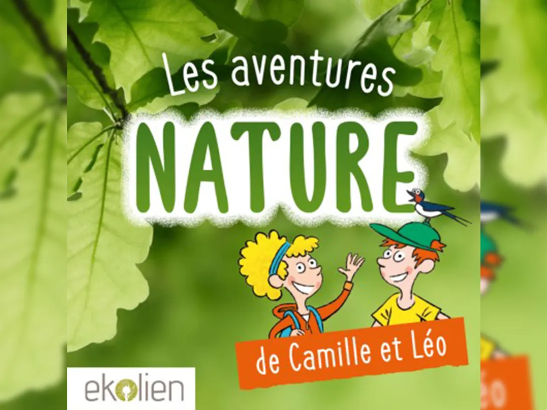 Visuel du podcast "Les aventures nature de Camille et Léo"