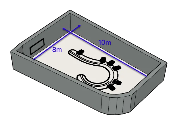 Plan 3D du Studio 221