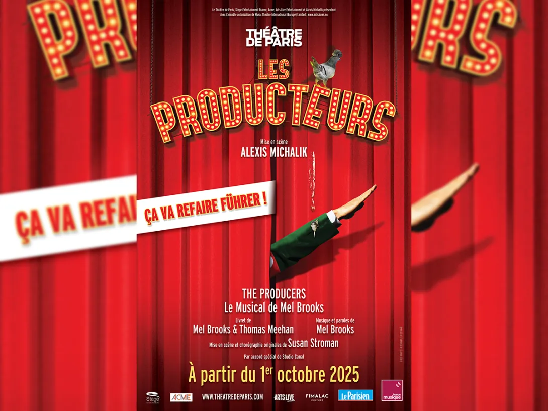 Affiche du spectacle Les Producteurs