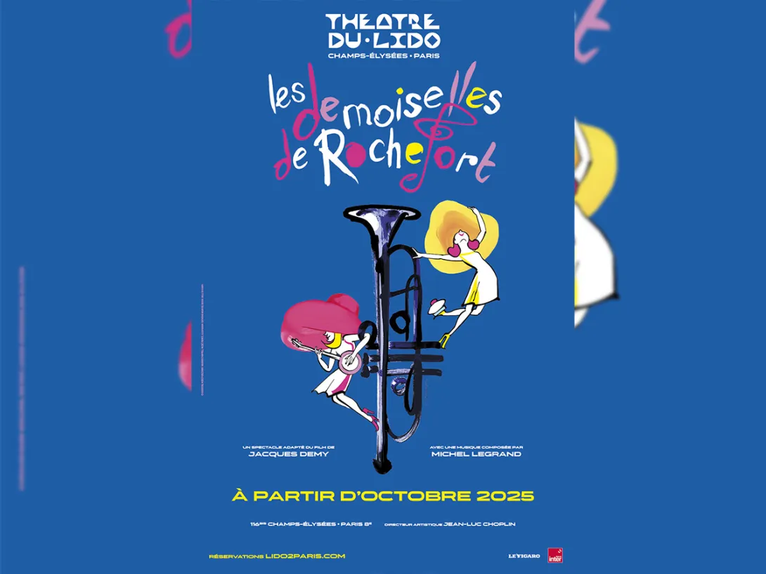 Affiche du spectacle des Demoiselles de Rochefort