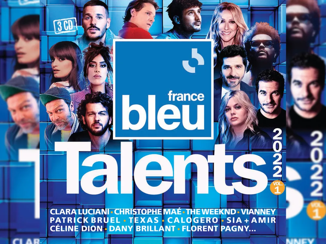 Pochette de la compil Talents de France Bleu