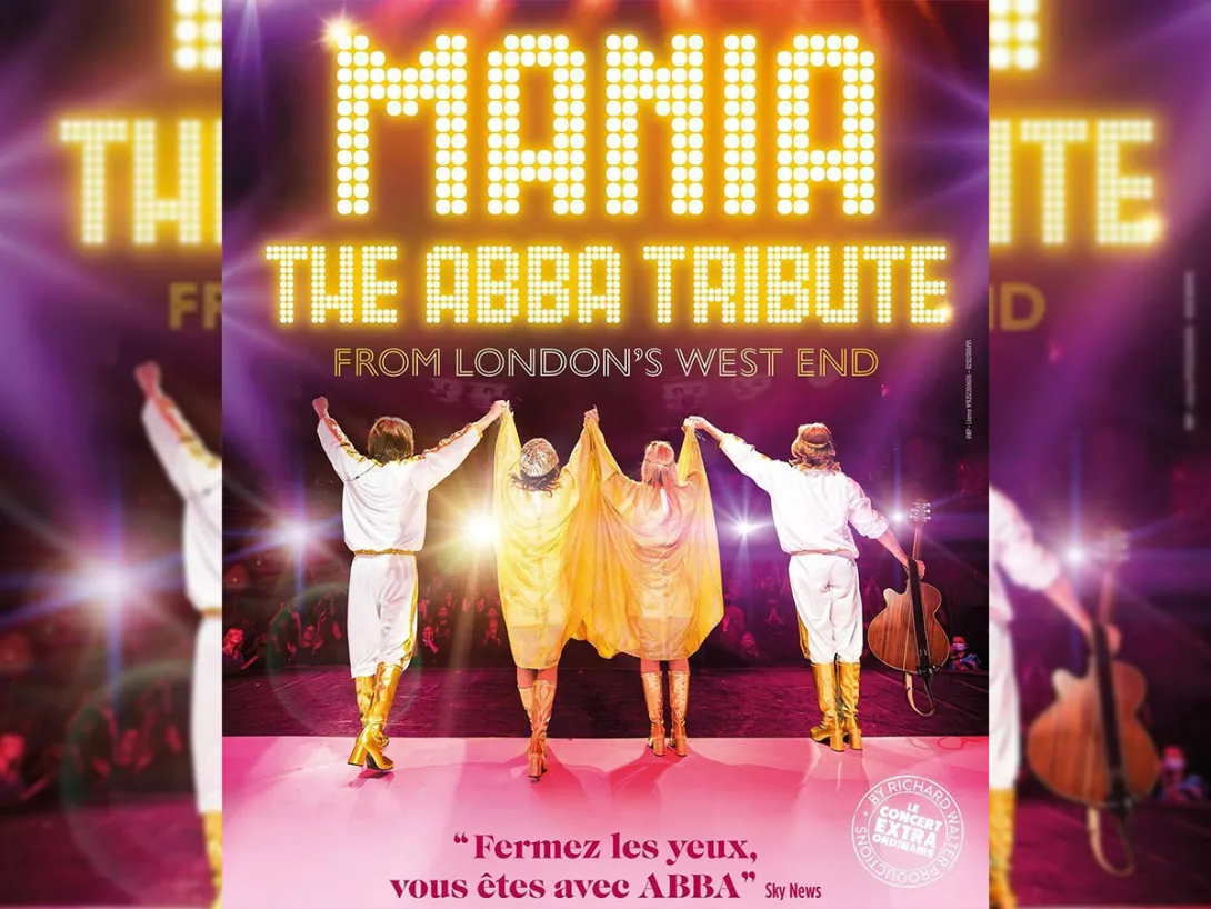 Affiche du spectacle Mania The Abba Tribute