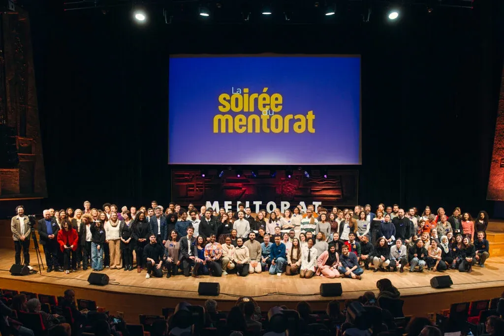 Scène du Studio 104 pendant la Grande Soirée du Mentorat